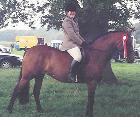 Rhoda on a horse